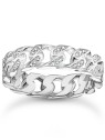 anello donna Thomas Sabo TR2500-051-14-56 ring - chain links white stones silver Ladies