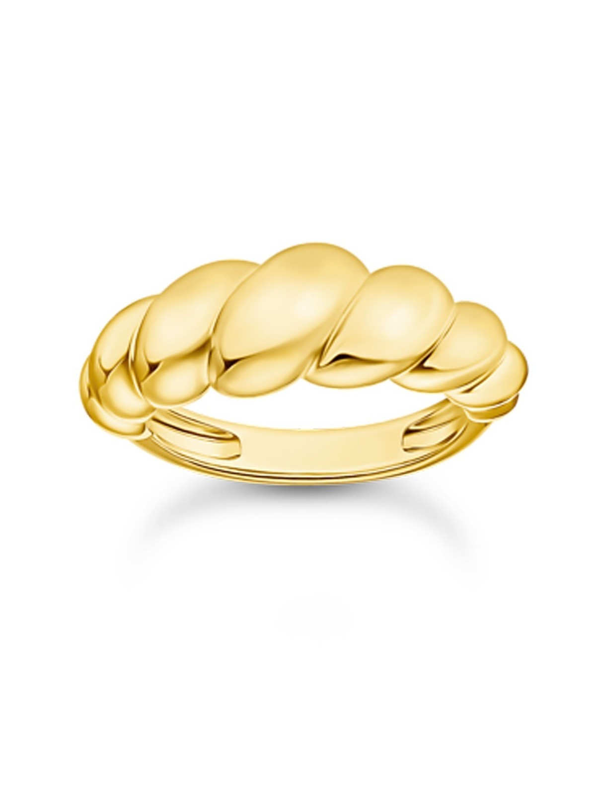 anello donna Thomas Sabo TR2494-413-39-56 ring - organic forms gold plated Ladies