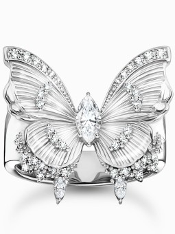 anello donna Thomas Sabo TR2495-051-14-56 Cocktailring butterfly silver Ladies