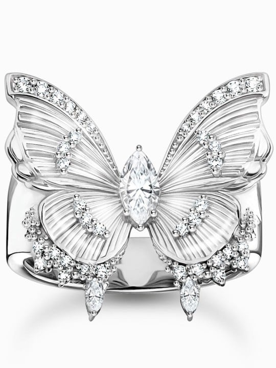 anello donna Thomas Sabo TR2495-051-14-56 Cocktailring butterfly silver Ladies