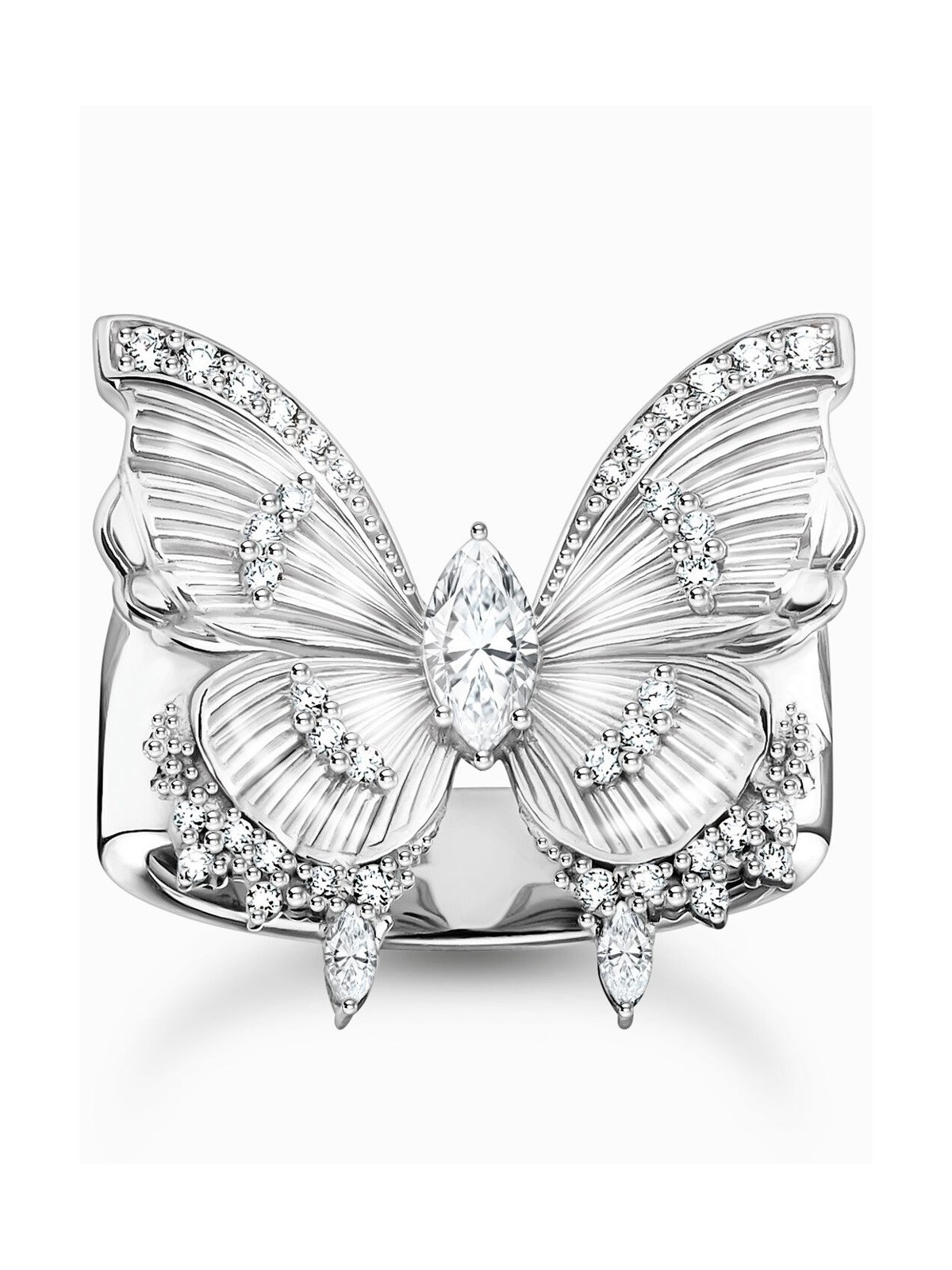 anello donna Thomas Sabo TR2495-051-14-56 Cocktailring butterfly silver Ladies