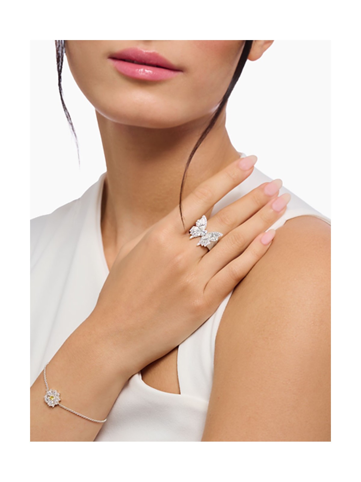 anello donna Thomas Sabo TR2495-051-14-56 Cocktailring butterfly silver Ladies