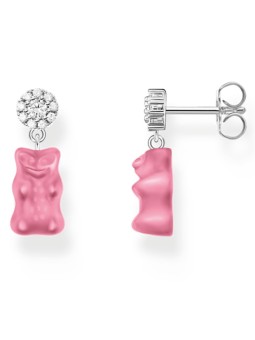 orecchini donna Thomas Sabo H2330-052-9 ear studs with pink goldbears silver Ladies
