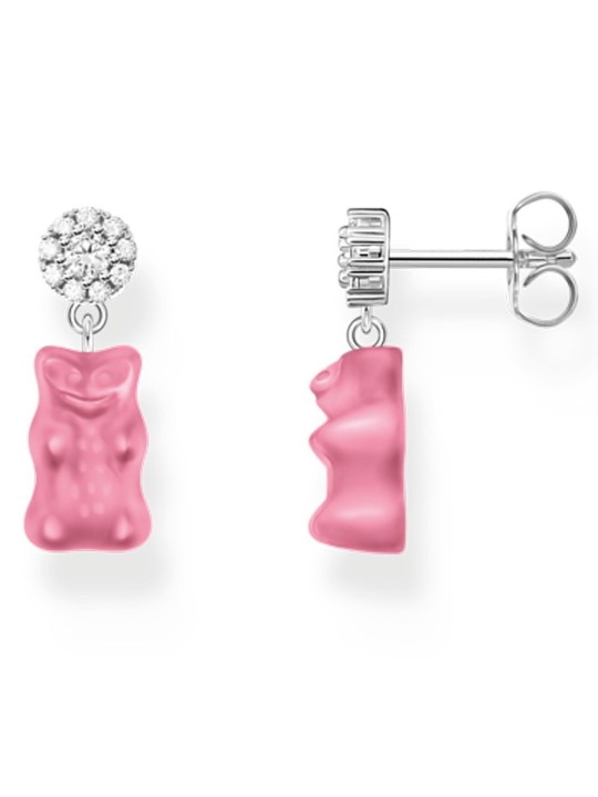 orecchini donna Thomas Sabo H2330-052-9 ear studs with pink goldbears silver Ladies
