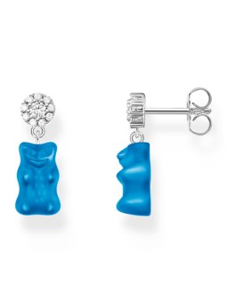 orecchini donna Thomas Sabo H2330-052-1 ear studs with blue goldbears silver Ladies