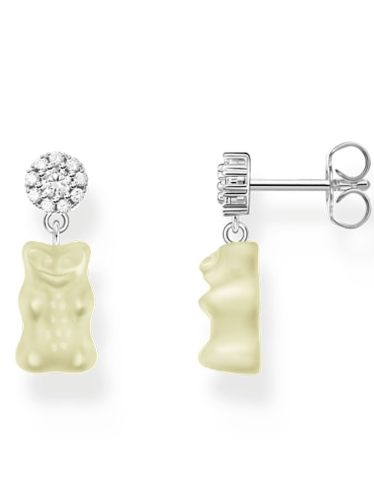 orecchini donna Thomas Sabo H2330-052-14 ear studs with white goldbears silver Ladies