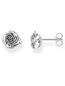 orecchini donna Thomas Sabo H2323-637-21 ear studs midnight rose silver Ladies