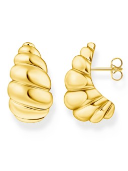 orecchini donna Thomas Sabo H2326-413-39 ear studs organic forms gold plated Ladies