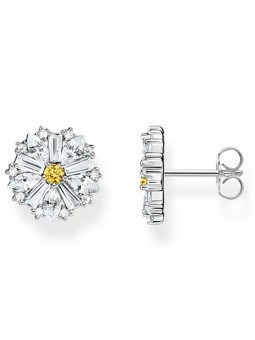 orecchini donna Thomas Sabo H2169-051-4 ear studs flower big silver Ladies