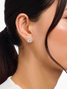 orecchini donna Thomas Sabo H2169-051-4 ear studs flower big silver Ladies