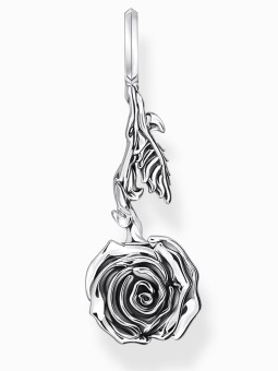 ciondolo Thomas Sabo PE981-637-21 charms - midnight rose silver big Ladies