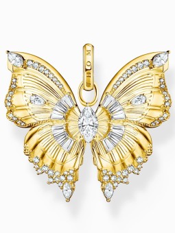 ciondolo Thomas Sabo PE984-414-14 charms - butterfly with stones gold plated Ladies