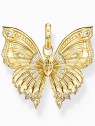 ciondolo Thomas Sabo PE984-414-14 charms - butterfly with stones gold plated Ladies