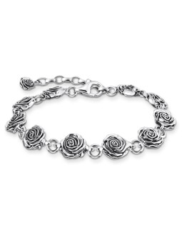 bracciale donna Thomas Sabo A2197-637-21-L19V bracelet midnight rose silver