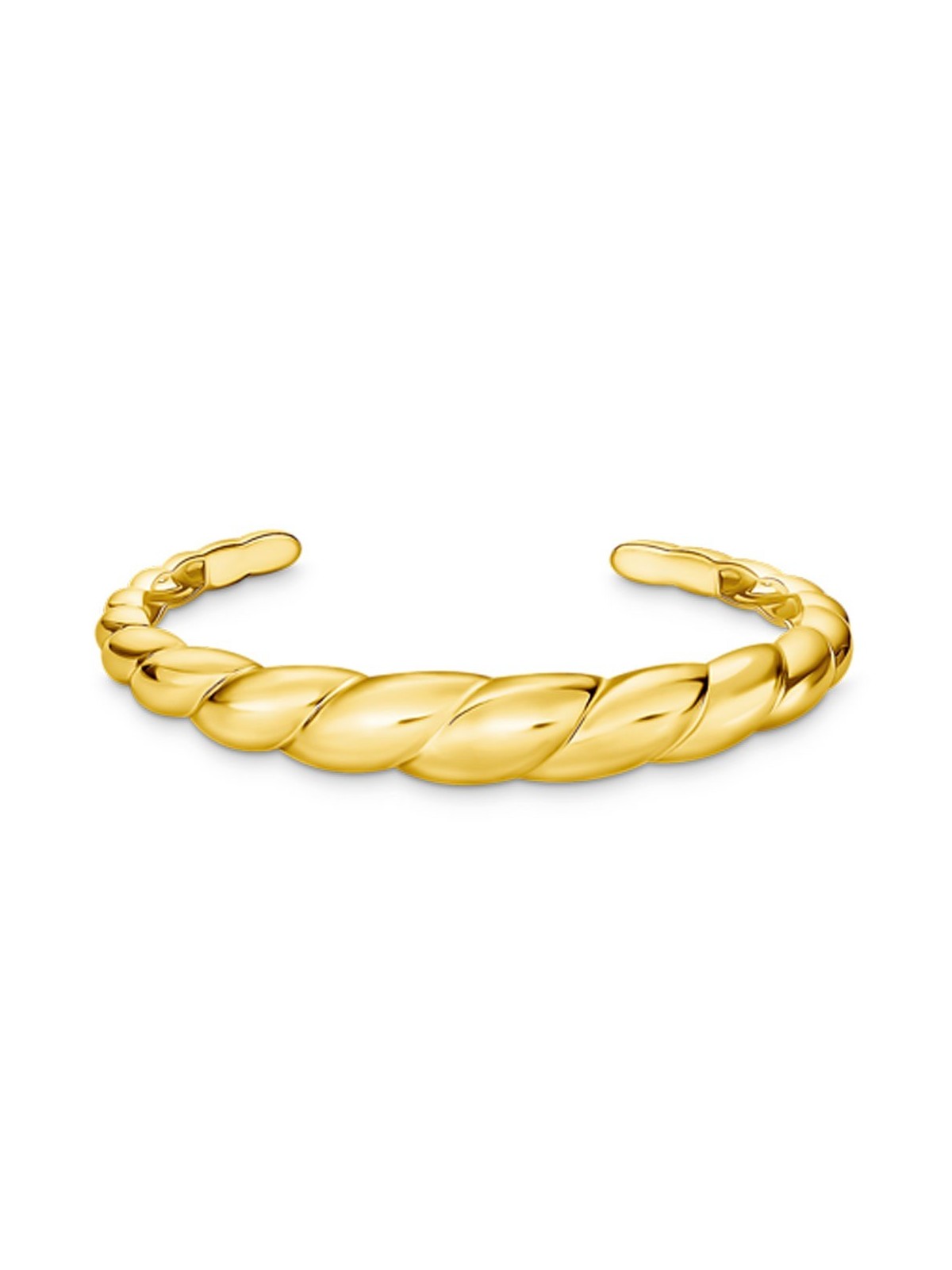 bracciale donna Thomas Sabo AR119-413-39-L17 bangle organic forms gold plated