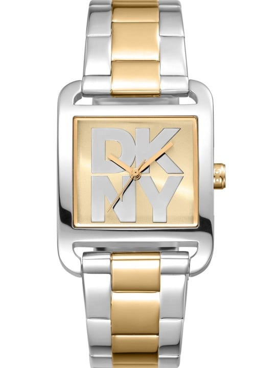 orologio donna DKNY DK1L001M0075 Ladies Watch City Maxi Two Tone Silver 37mm 3ATM