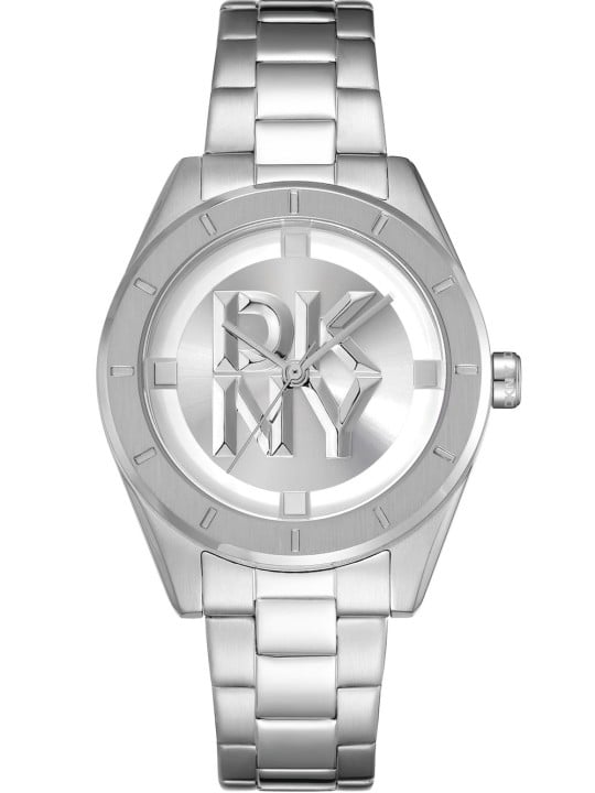 orologio donna DKNY DK1L016M0045 Ladies Watch Chambers Midi Silver 34mm 5ATM