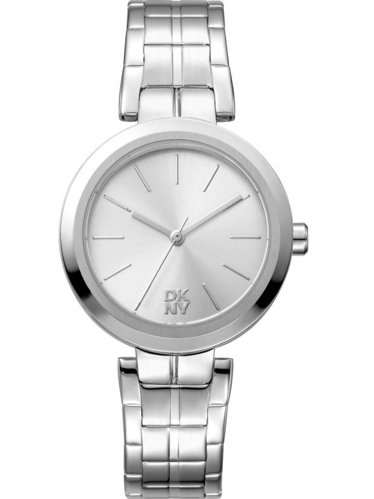 orologio donna DKNY DK1L045M0035 Ladies Watch Downtown Midi Silver 32mm 5ATM