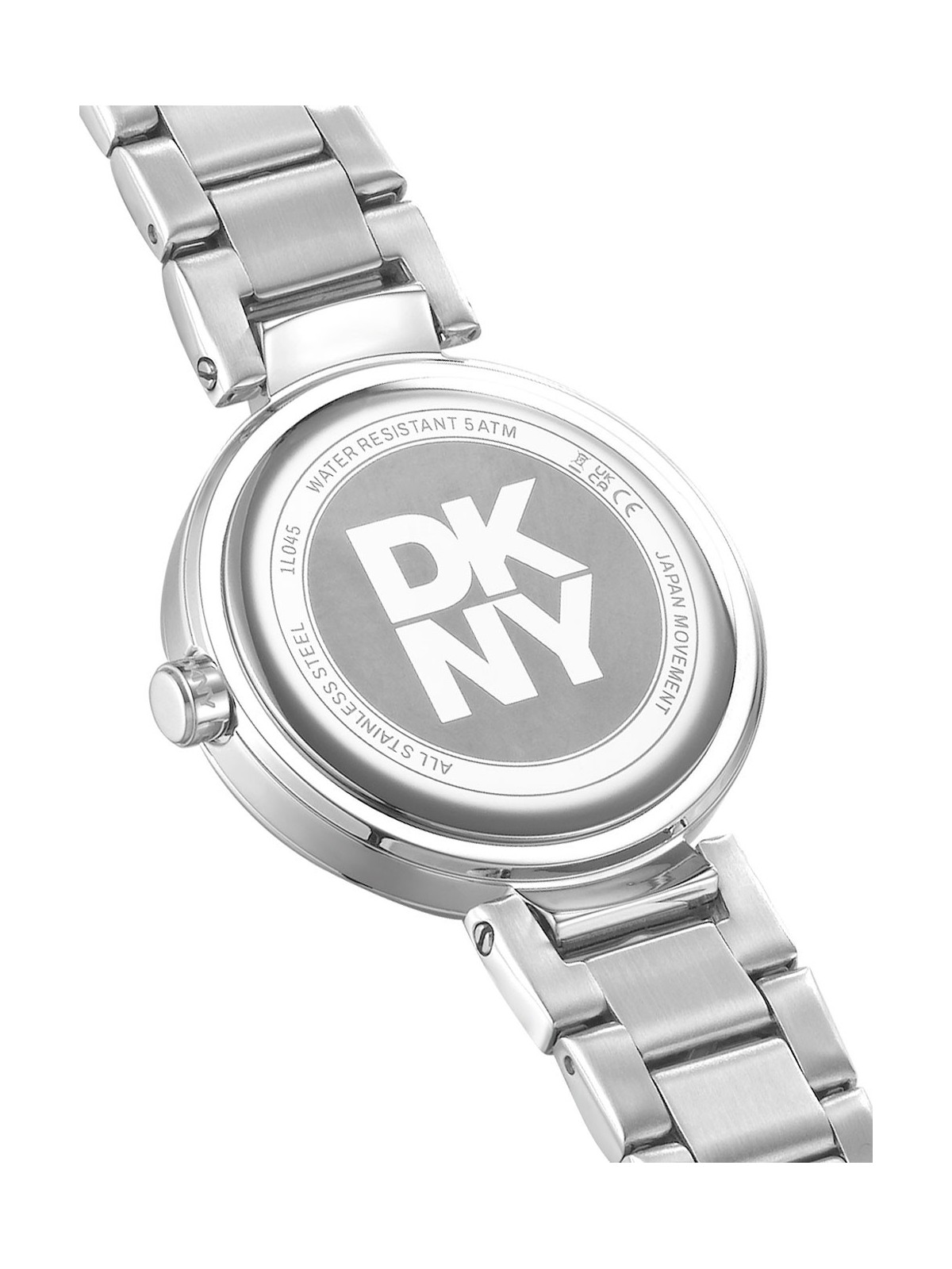 orologio donna DKNY DK1L045M0035 Ladies Watch Downtown Midi Silver 32mm 5ATM