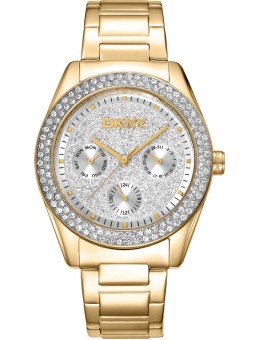 orologio donna DKNY DK1L078M0025 Ladies Watch Chambers Multi Glitz Gold 36mm 5ATM