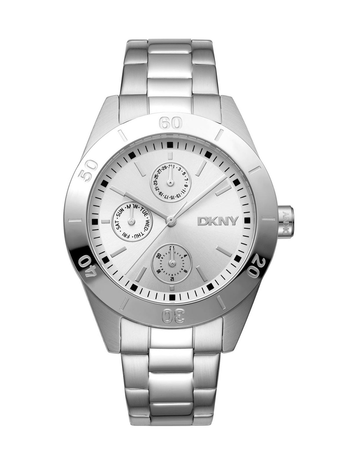 orologio donna DKNY DK1L079M0015 Ladies Watch Nolita Sport Silver 38mm 5ATM