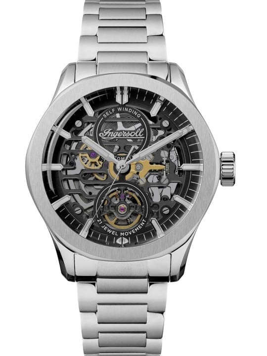 orologio uomo Ingersoll I16701 Mens Watch Ingersoll Bronc Automatic 44mm 5ATM