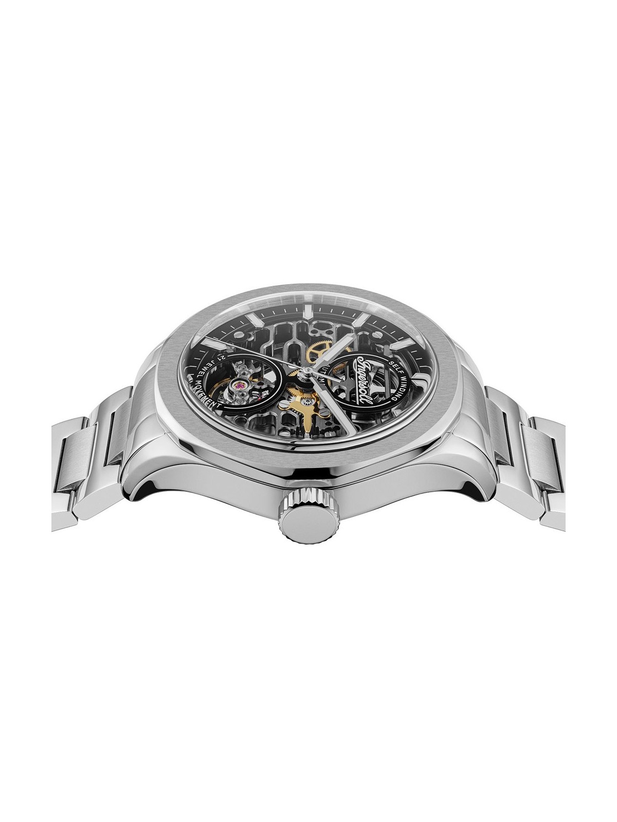 orologio uomo Ingersoll I16701 Mens Watch Ingersoll Bronc Automatic 44mm 5ATM
