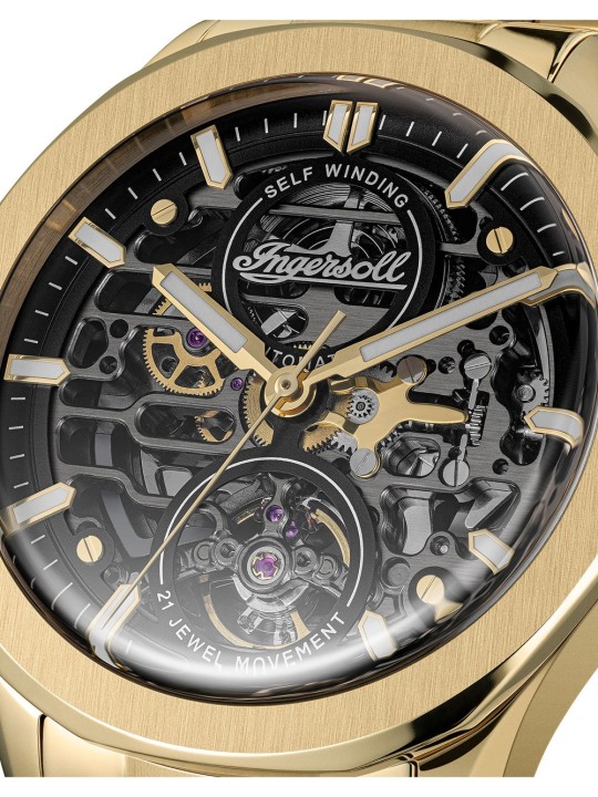 orologio uomo Ingersoll I16702 Mens Watch Ingersoll Bronc Automatic 44mm 5ATM