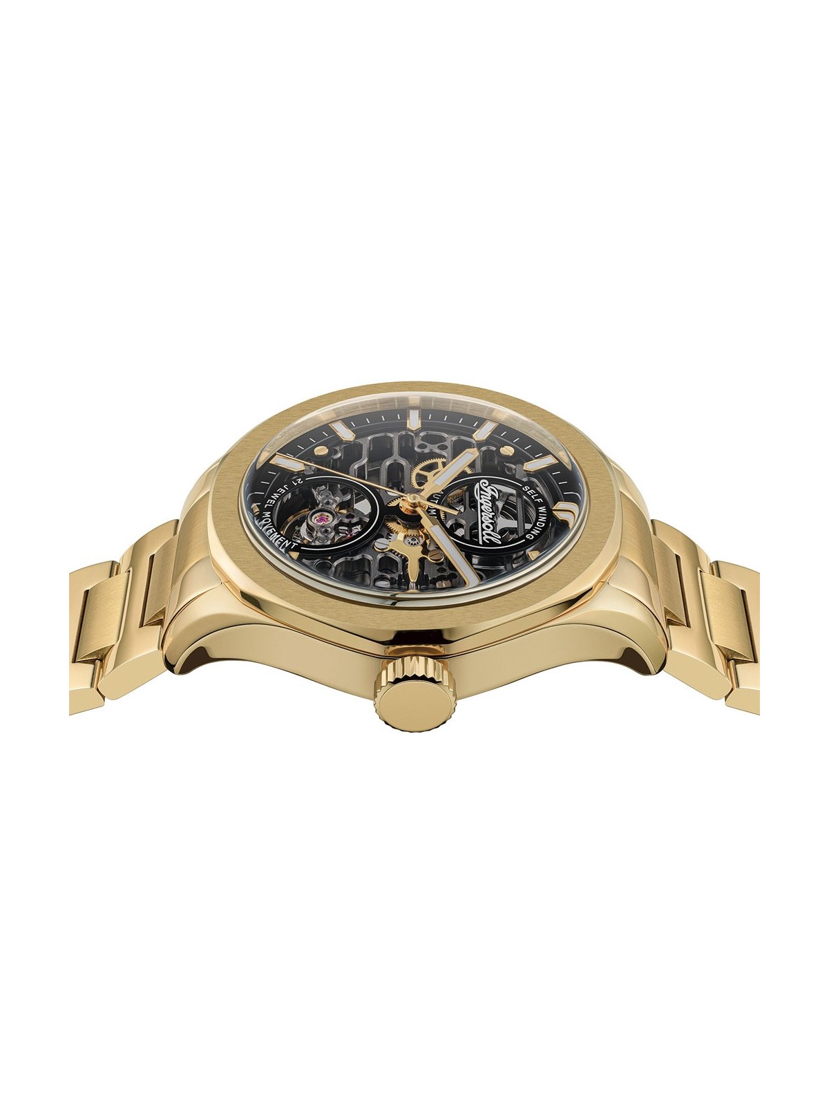 orologio uomo Ingersoll I16702 Mens Watch Ingersoll Bronc Automatic 44mm 5ATM