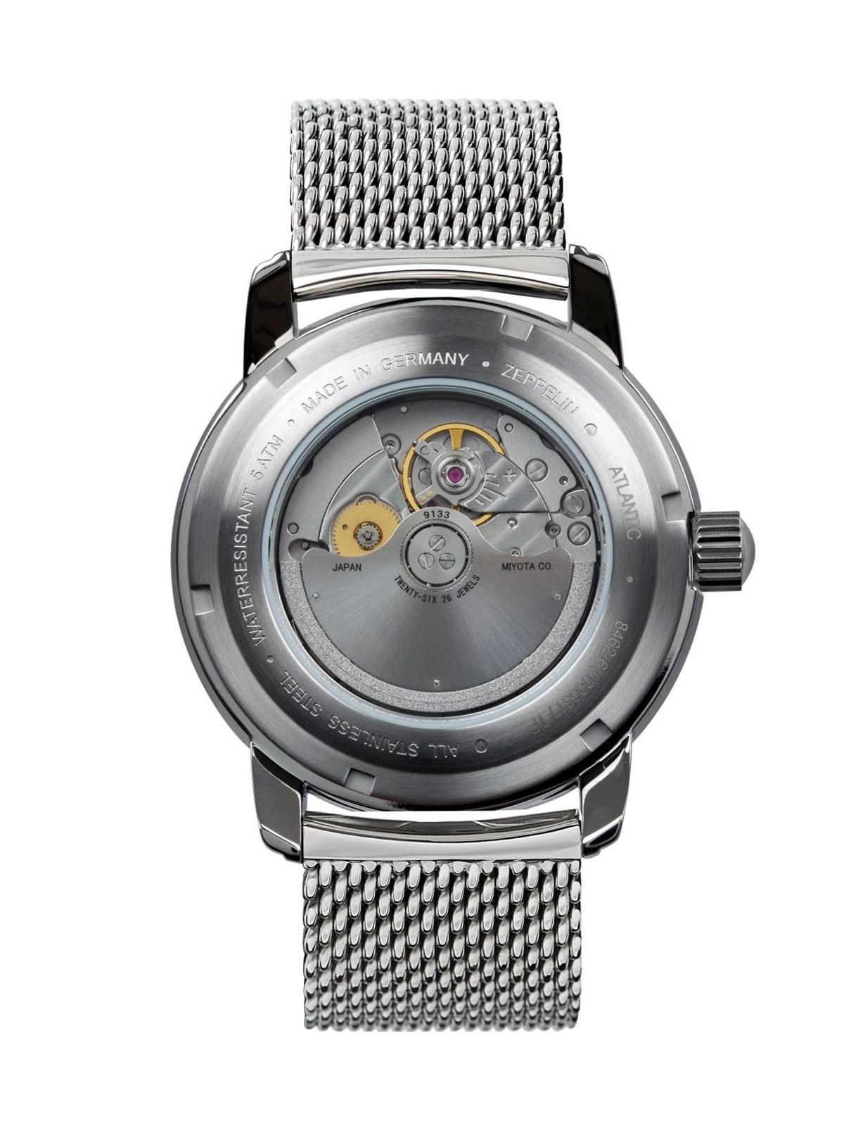orologio uomo Zeppelin 8462M-6 Mens Watch Atlantic Automatic 42mm 5ATM