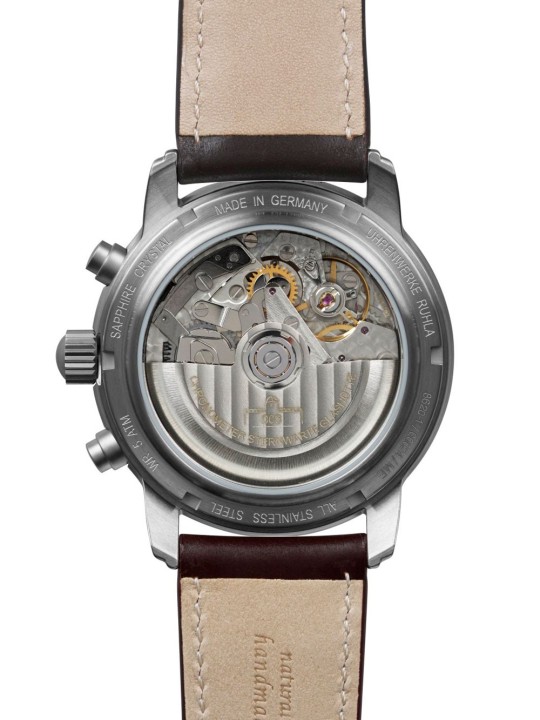 orologio uomo Zeppelin 8620-1 Mens Watch 100 Jahre Zeppelin Autom. Chrono Sternwarte Glashütte 42mm 5ATM