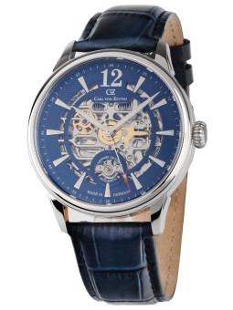 orologio uomo Carl von Zeyten CVZ0080BLS Mens Watch Schramberg Automatic 42mm 5ATM