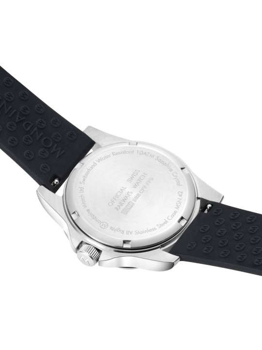 orologio uomo Mondaine MSN.4211B.RB Mens Watch Numeri 42mm 10ATM