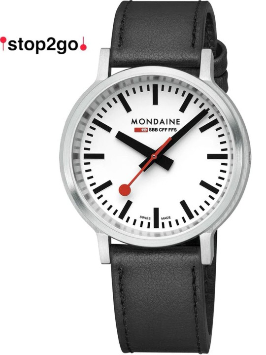orologio uomo Mondaine MST.4101B.LBV.2SE Mens Watch Stop2go 41mm 3ATM