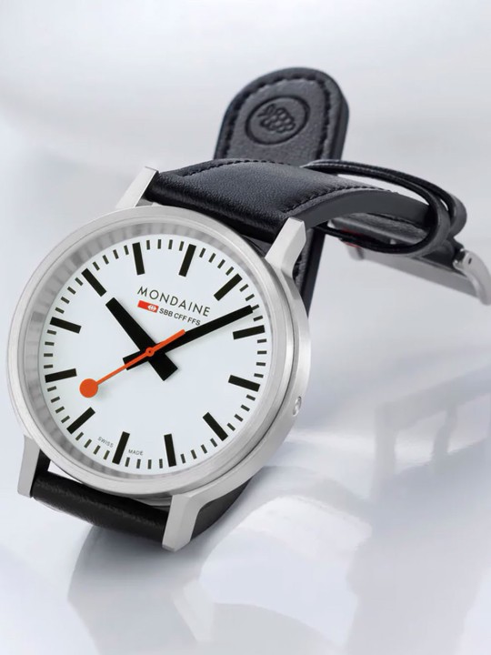 orologio uomo Mondaine MST.4101B.LBV.2SE Mens Watch Stop2go 41mm 3ATM