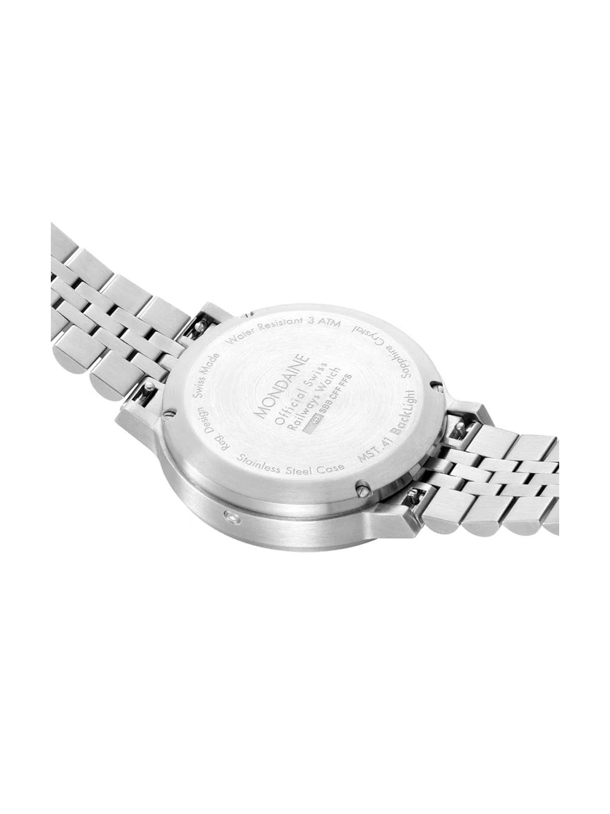 orologio uomo Mondaine MST.4101B.SJ.2SE Mens Watch Stop2go 41mm 3ATM