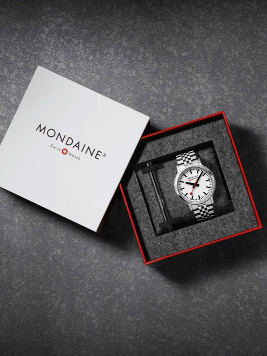 orologio uomo Mondaine MST.4101B.SJ.2SE Mens Watch Stop2go 41mm 3ATM
