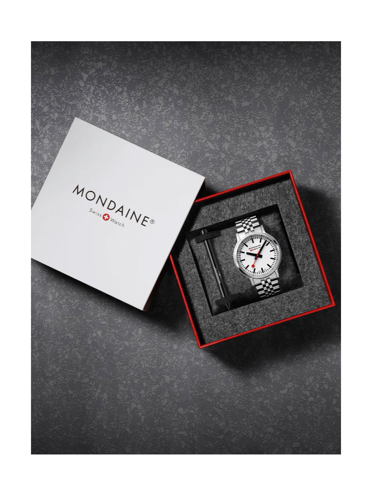 orologio uomo Mondaine MST.4101B.SJ.2SE Mens Watch Stop2go 41mm 3ATM