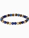 bracciale donna Thomas Sabo A2193-926-7-L19 Unisex Bead Bracelet in shades of brown and blue