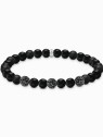 bracciale donna Thomas Sabo A2195-705-11-L19 Unisex Bracelet Obisidian and zirconia black