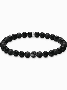 bracciale donna Thomas Sabo A2194-705-11-L21 Unisex Bracelet Obsidian black