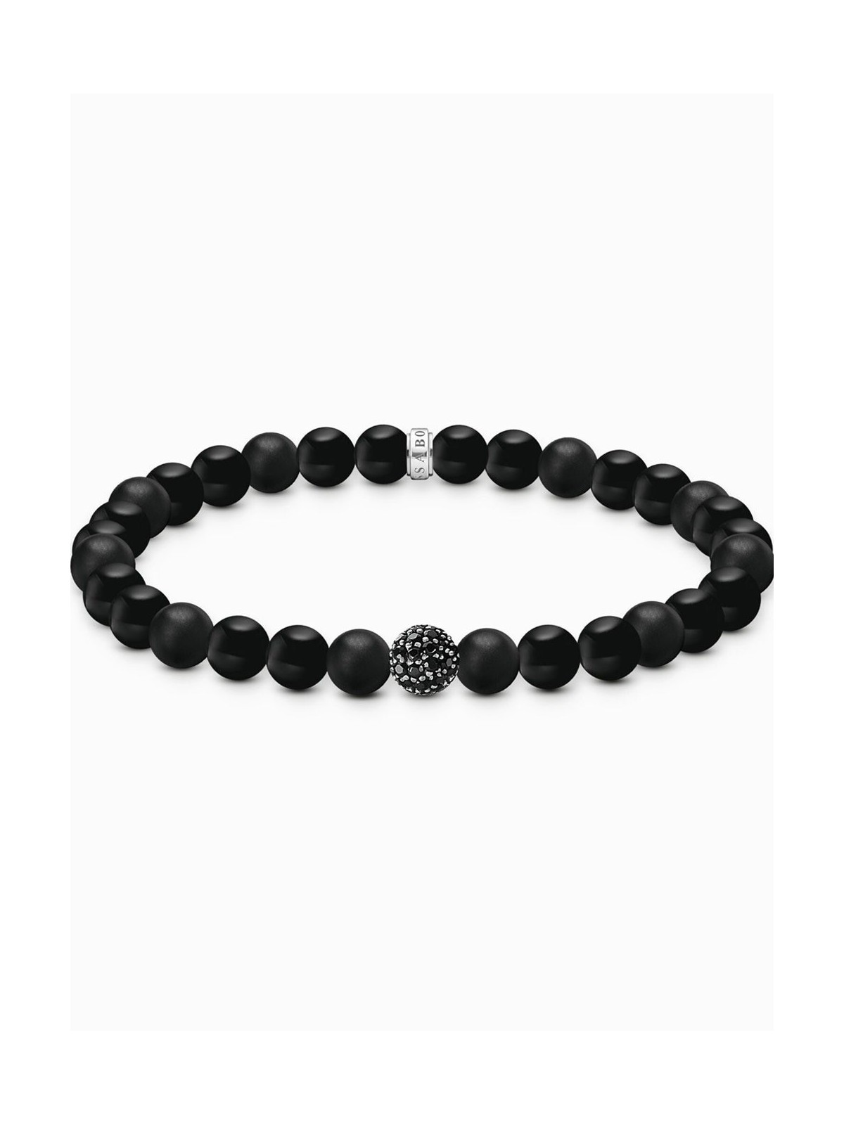 bracciale donna Thomas Sabo A2194-705-11-L21 Unisex Bracelet Obsidian black
