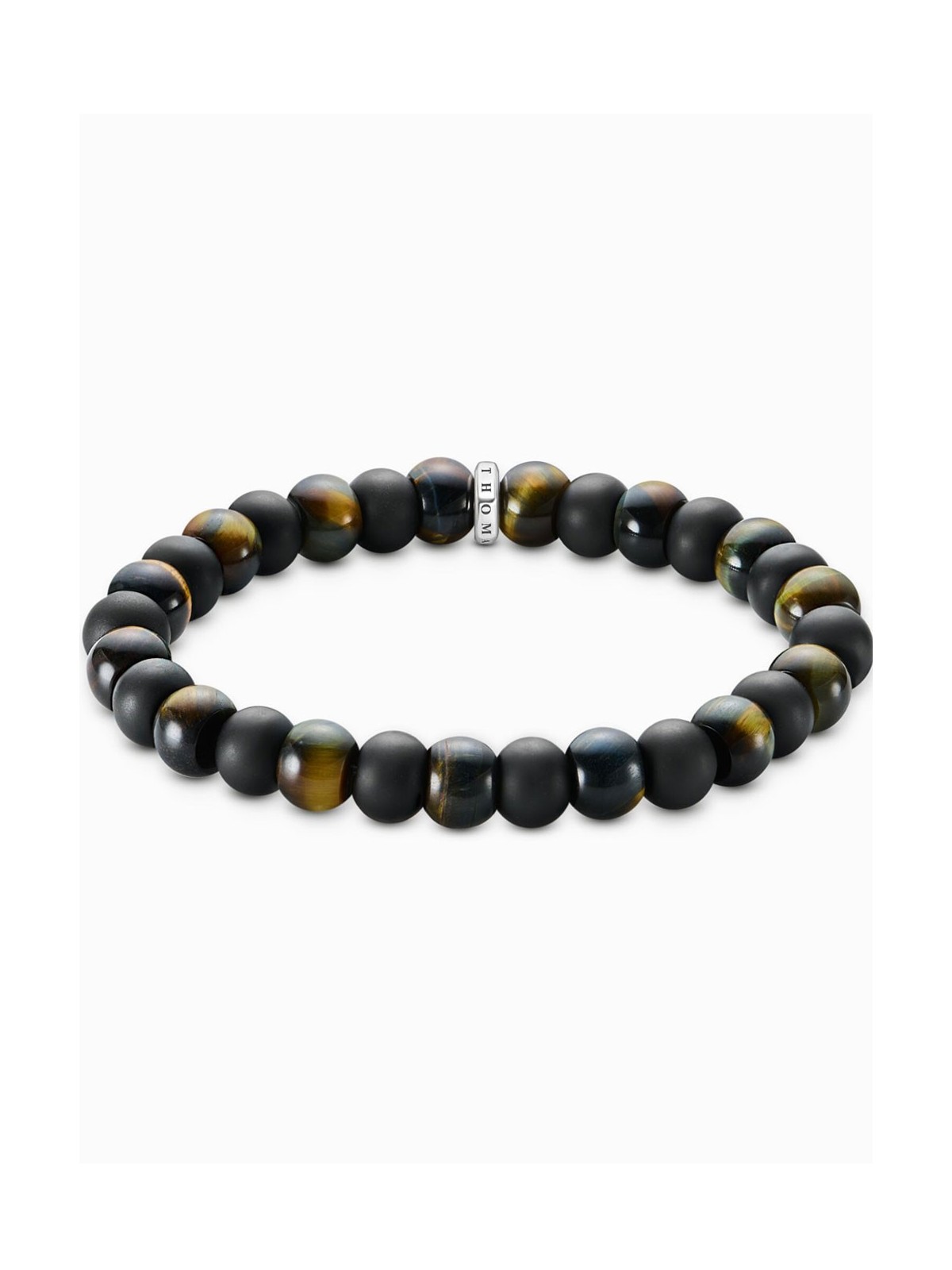 bracciale donna Thomas Sabo A2196-806-11-L19 Unisex Bracelet Obsidian and tigers eye