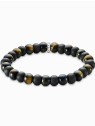 bracciale donna Thomas Sabo A2196-806-11-L19 Unisex Bracelet Obsidian and tigers eye