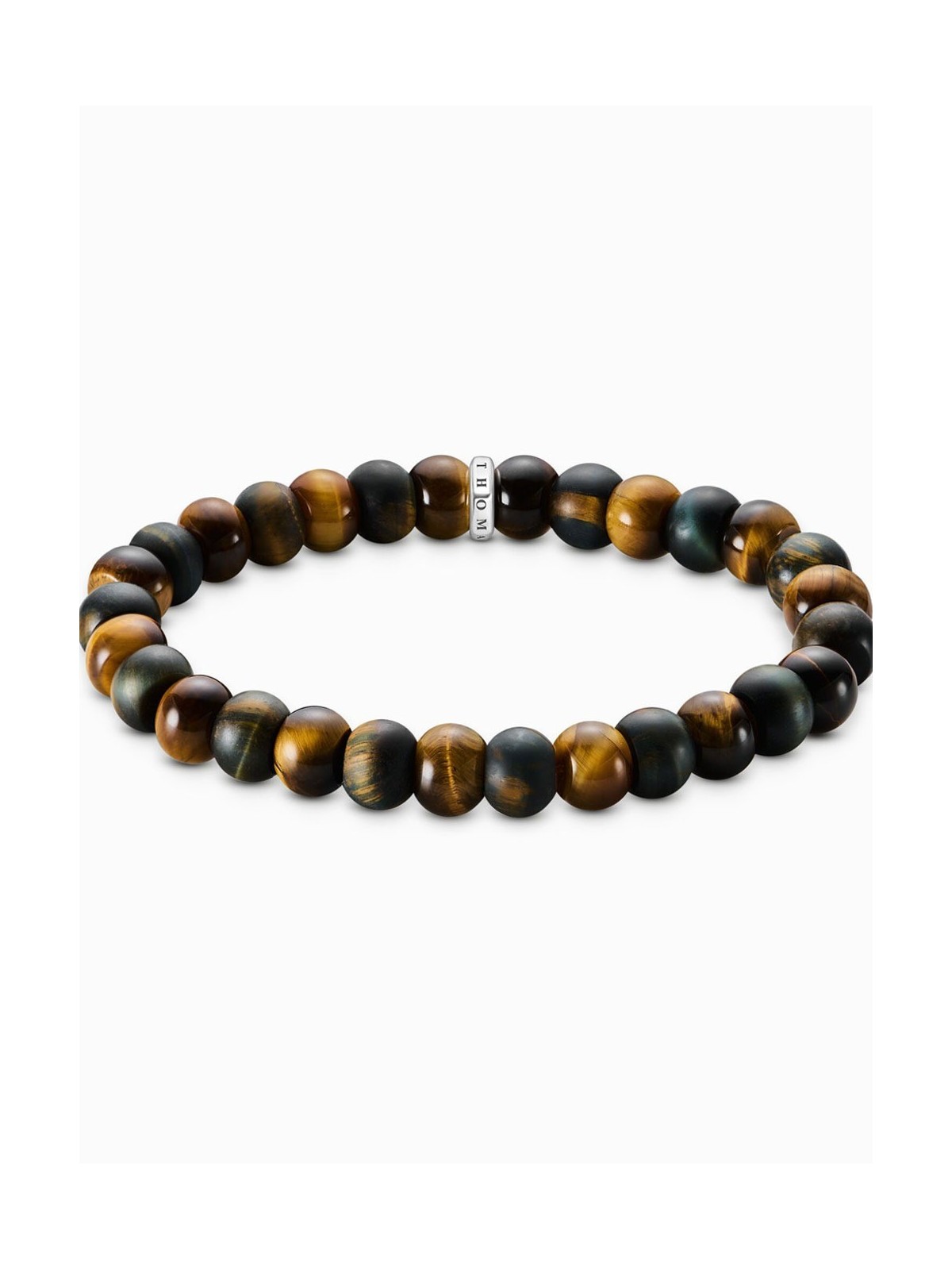 bracciale donna Thomas Sabo A2196-826-2-L19 Unisex Bracelet Tigerauge Goldbraun