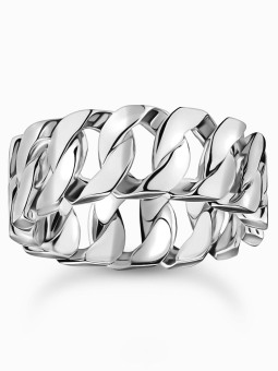 anello uomo Thomas Sabo TR2496-637-21-62 Unisex Ring - Chain links silver