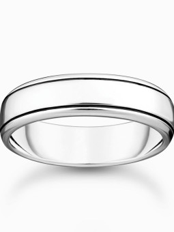 anello uomo Thomas Sabo TR2503-637-21-64 Unisex Ring with lines silver