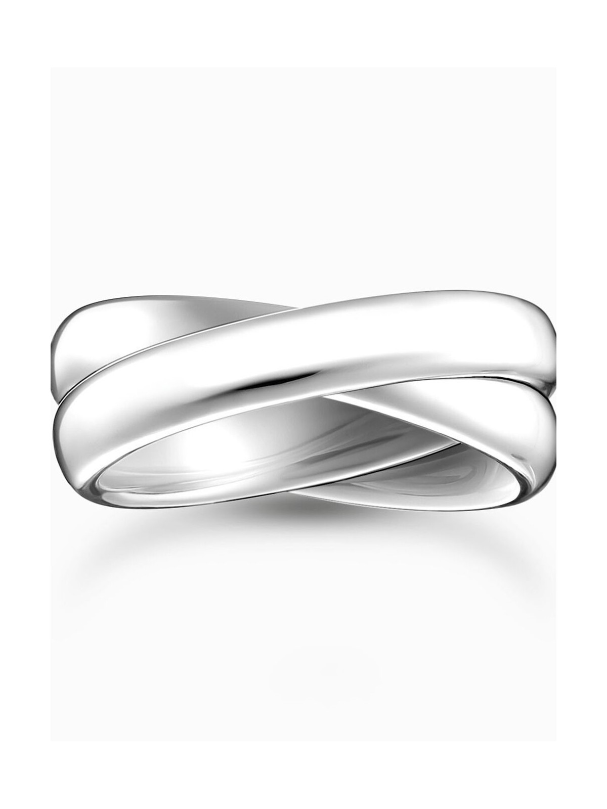 anello donna Thomas Sabo TR2490-001-21-64 Ladies Ring - Duo narrow silver