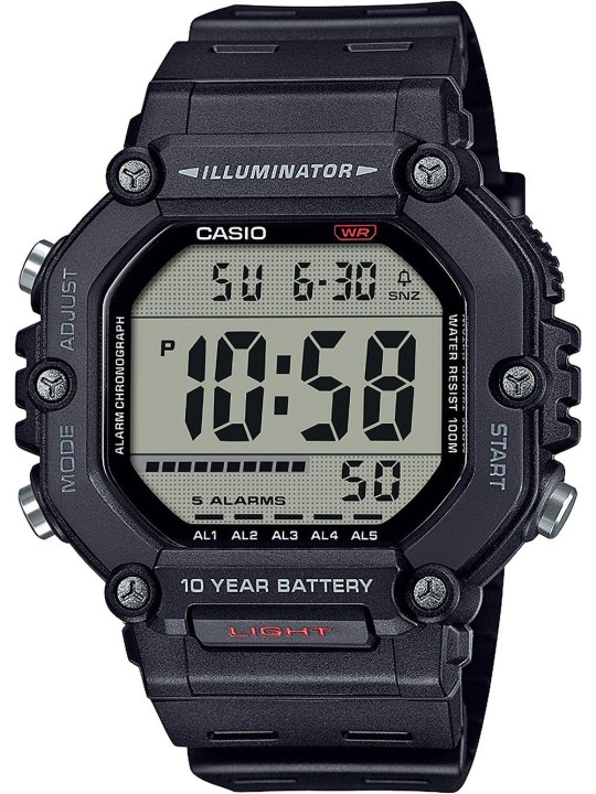 orologio uomo Casio AE-1600H-1AVEF Mens Watch Timeless Collection 50mm 10ATM