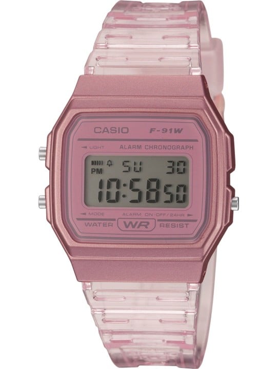 orologio donna Casio F-91WS-4EF Ladies Watch Timeless Collection 33mm 1ATM